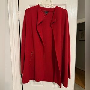 Red Women's Knit Jacket